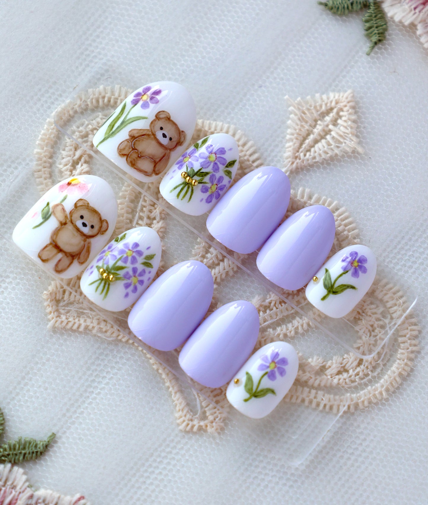 Bear And Flowers