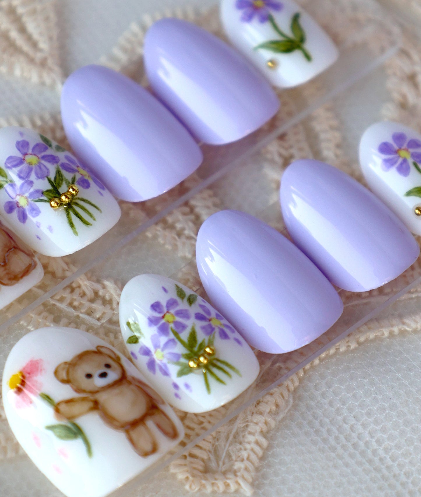 Bear And Flowers
