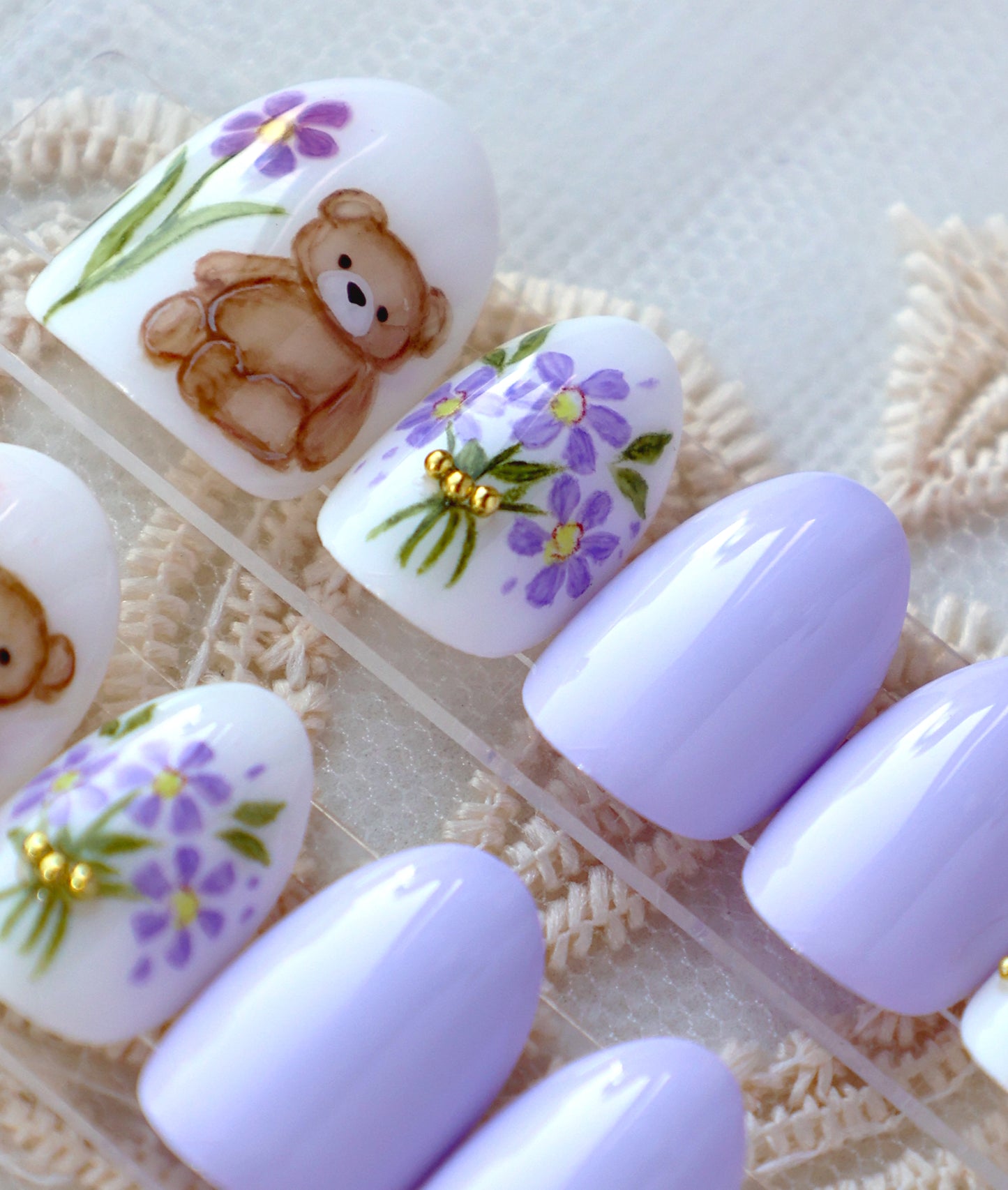 Bear And Flowers