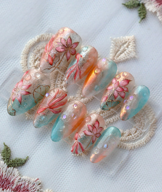 Koi And Lotus